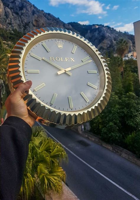 rolex wall clock that looks like a watch|real rolex wall clock.